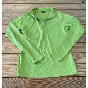 Skea Shimmies 1/4 Zip Long Sleeve Jacket Size Large Women’s Green
